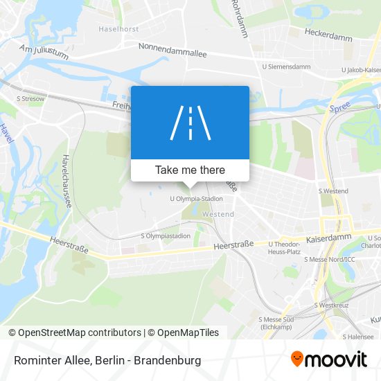 Rominter Allee map