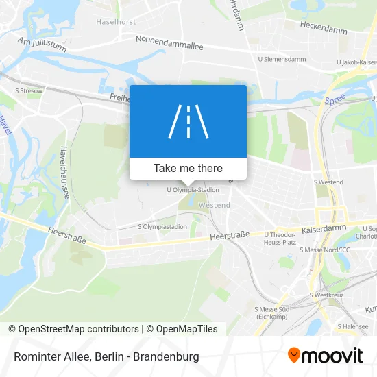Rominter Allee map