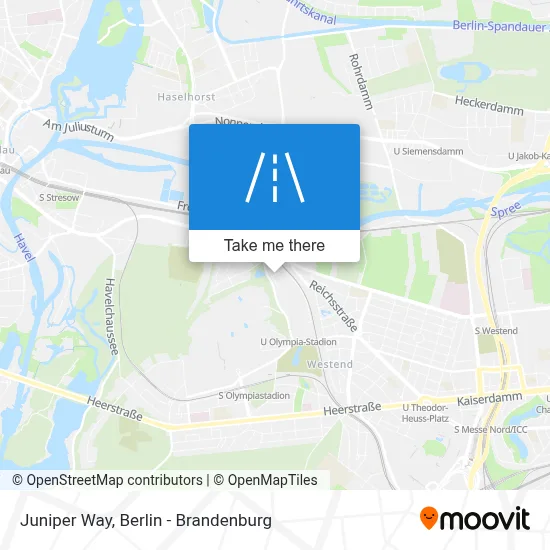 Wacholderweg map