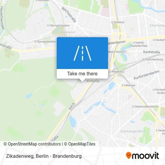 Карта Zikadenweg