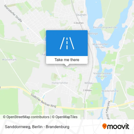 Карта Sanddornweg