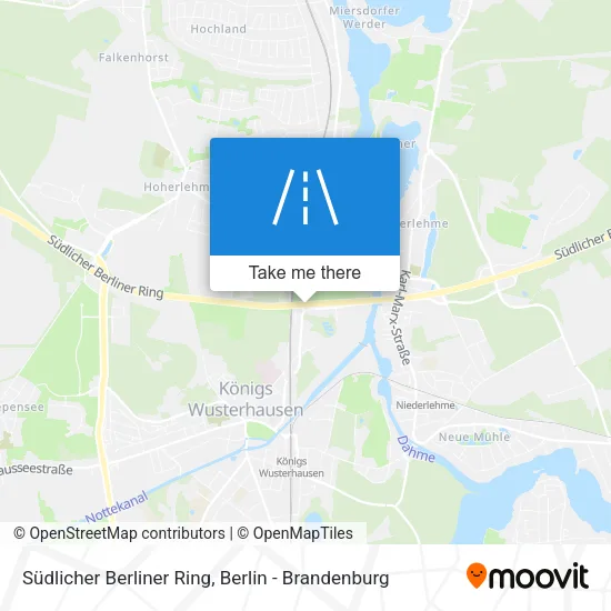 Карта Südlicher Berliner Ring