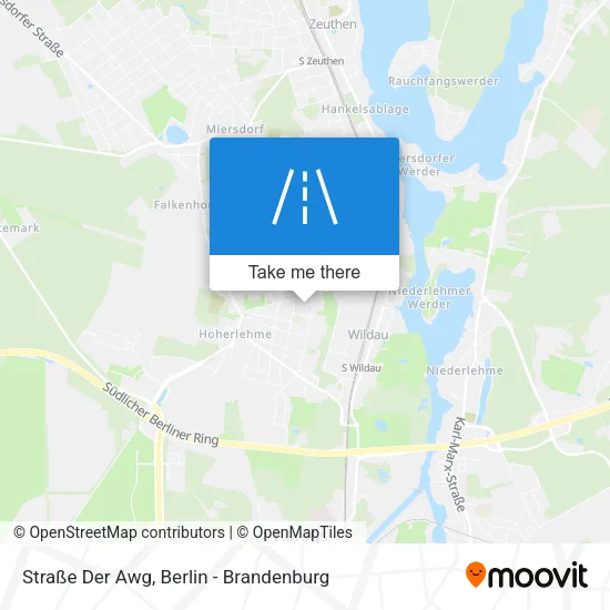 Карта Straße Der Awg