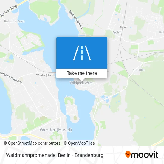 Waidmannpromenade map