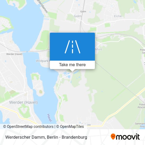 Werderscher Damm map