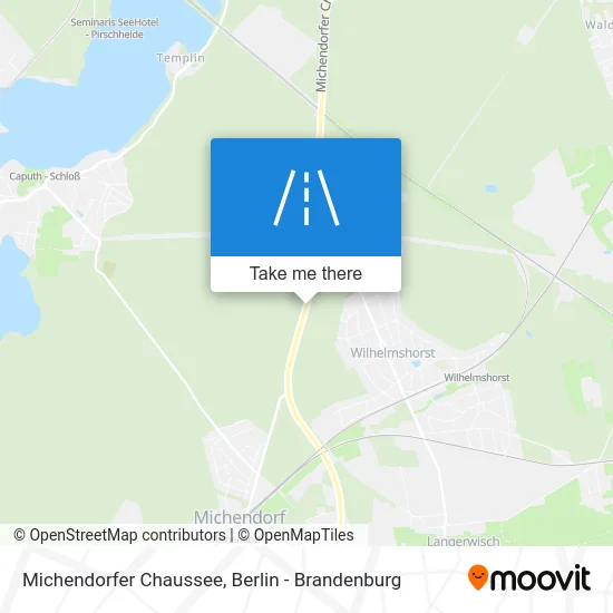 Michendorfer Chaussee map