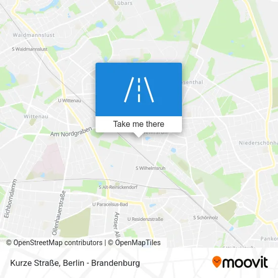 Карта Kurze Straße