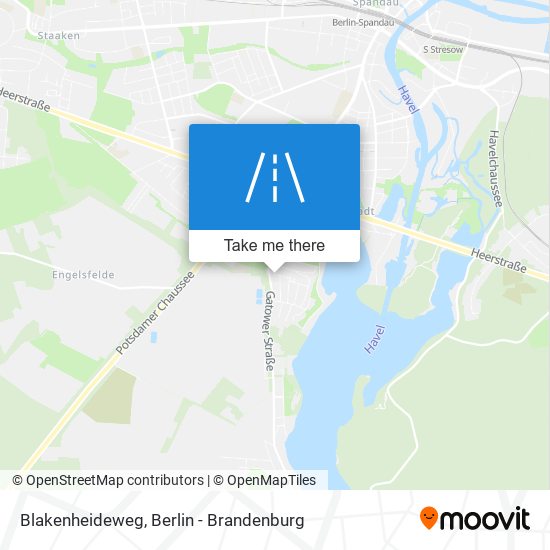 Blakenheideweg map