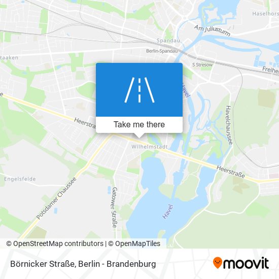 Börnicker Straße map