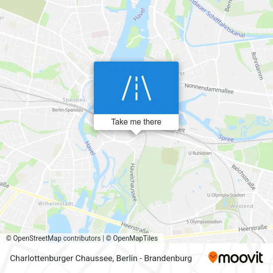 Карта Charlottenburger Chaussee