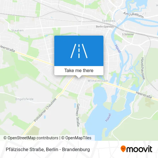 Карта Pfälzische Straße