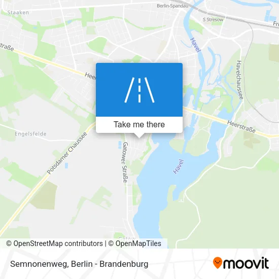 Карта Semnonenweg