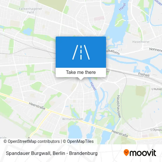 Карта Spandauer Burgwall