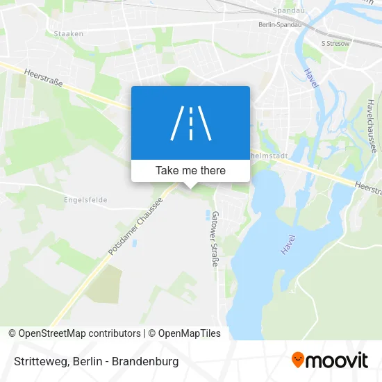 Карта Stritteweg