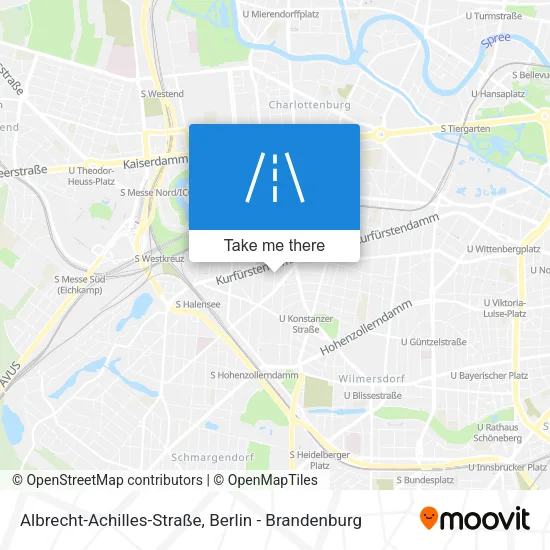 Карта Albrecht-Achilles-Straße