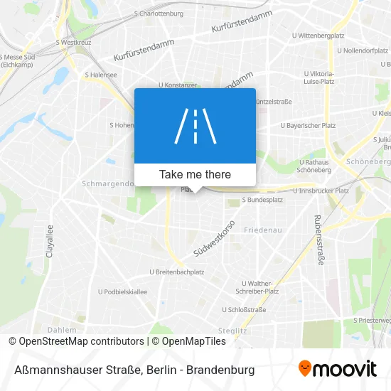 Карта Aßmannshauser Straße