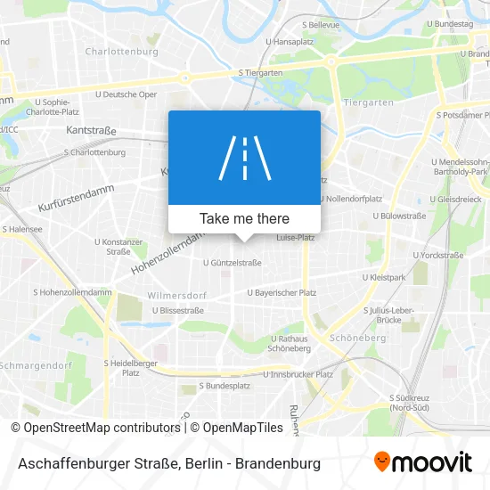 Карта Aschaffenburger Straße
