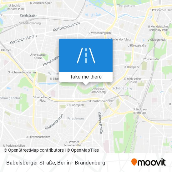 Babelsberger Straße map