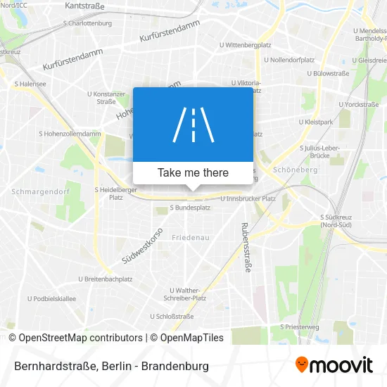 Карта Bernhardstraße