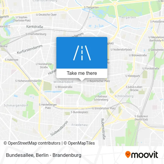 Карта Bundesallee