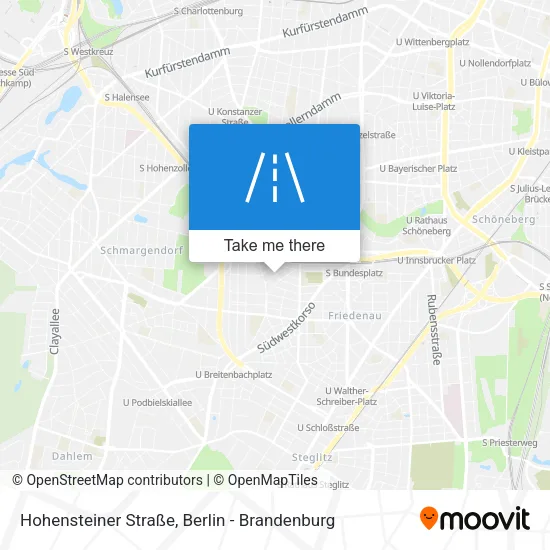 Карта Hohensteiner Straße