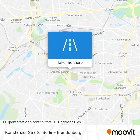 Карта Konstanzer Straße