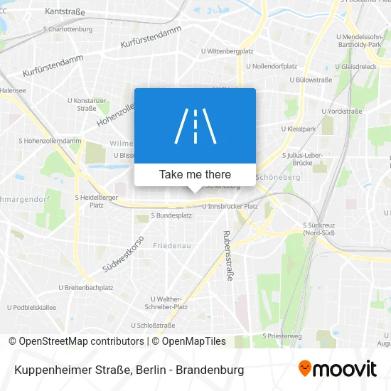 Карта Kuppenheimer Straße