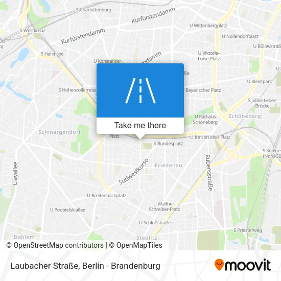 Карта Laubacher Straße