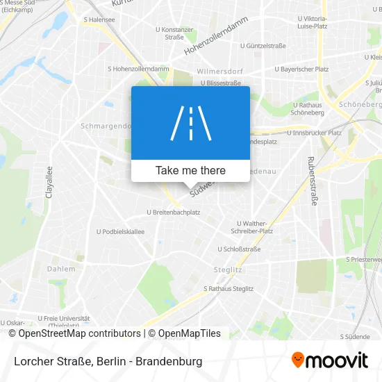 Карта Lorcher Straße