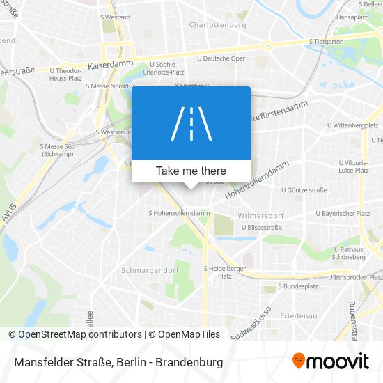 Mansfelder Straße map