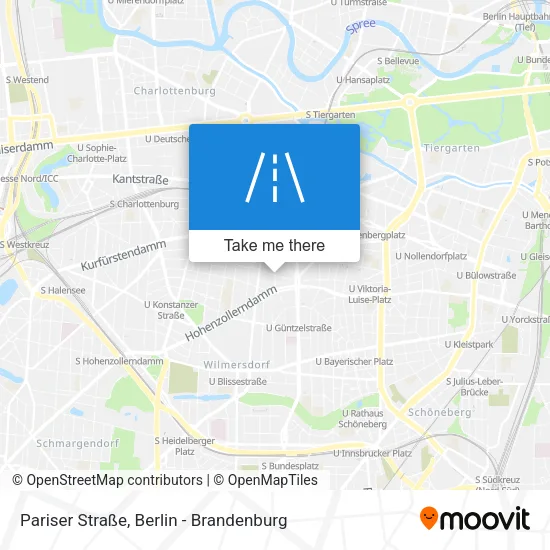 Карта Pariser Straße