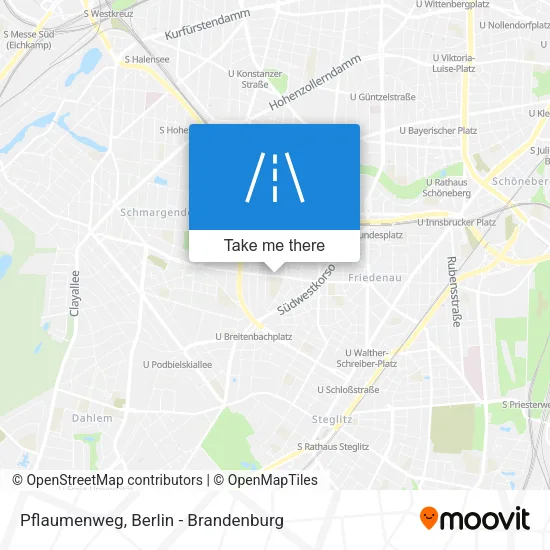 Карта Pflaumenweg