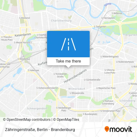 Карта Zähringerstraße