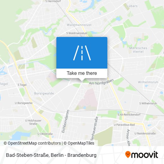 Карта Bad-Steben-Straße