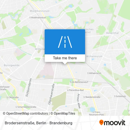 Карта Brodersenstraße