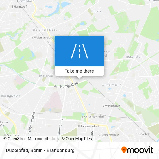 Карта Dübelpfad