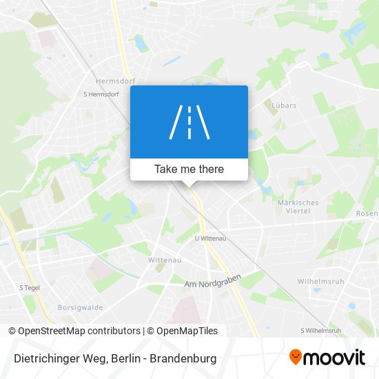Dietrichinger Weg map