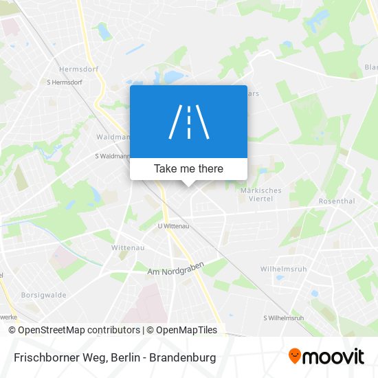 Frischborner Weg map