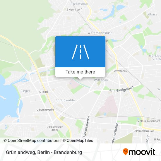 Grünlandweg map