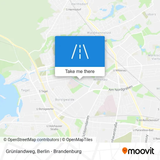 Карта Grünlandweg