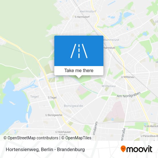 Hortensienweg map