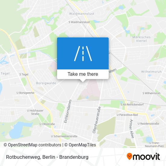 Rotbuchenweg map