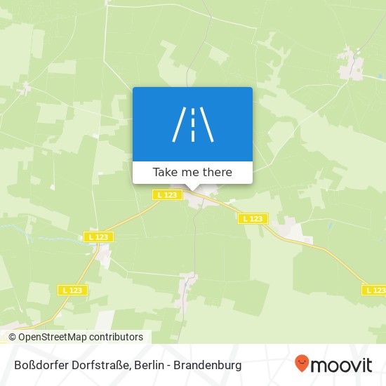 Boßdorfer Dorfstraße map