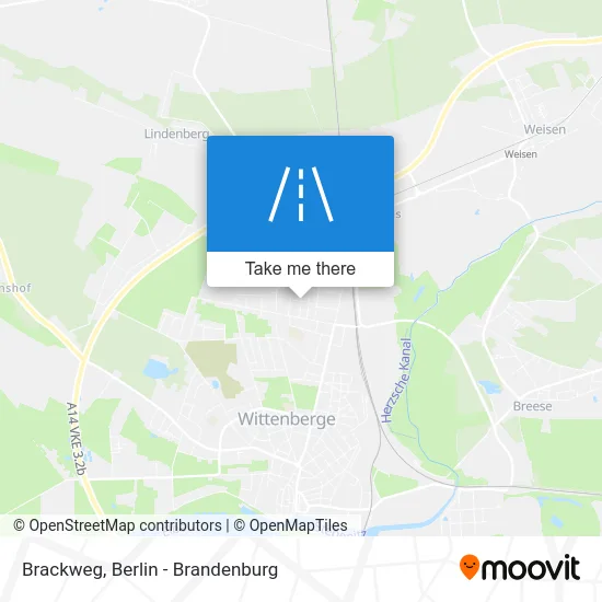 Brackweg map