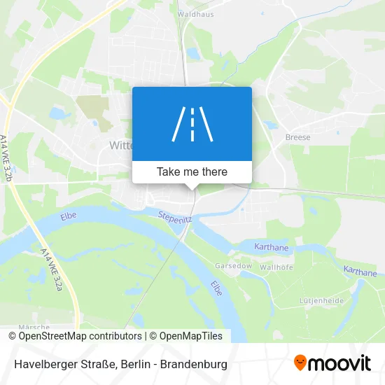 Карта Havelberger Straße