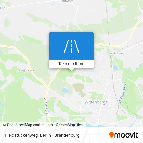 Карта Heidstückenweg