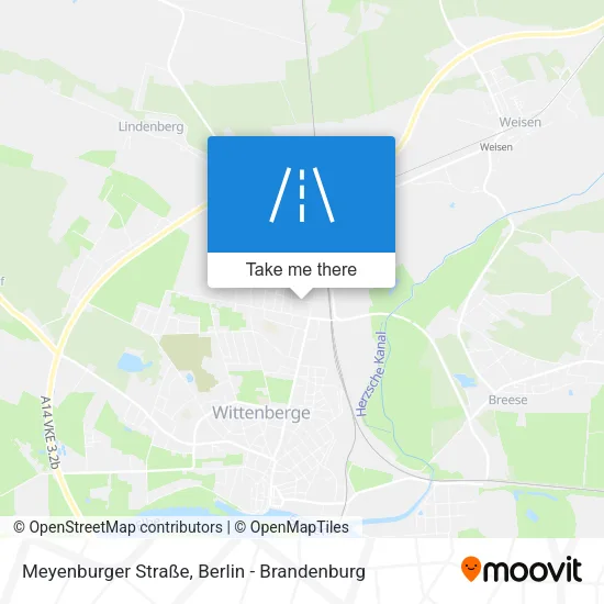 Карта Meyenburger Straße
