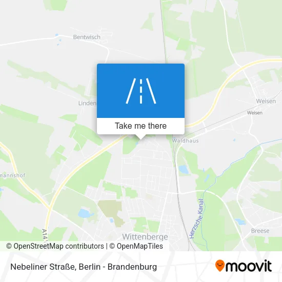 Карта Nebeliner Straße