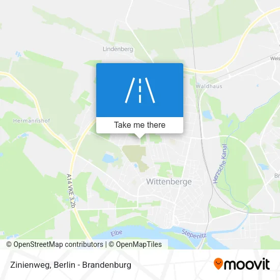 Карта Zinienweg