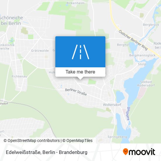 Карта Edelweißstraße